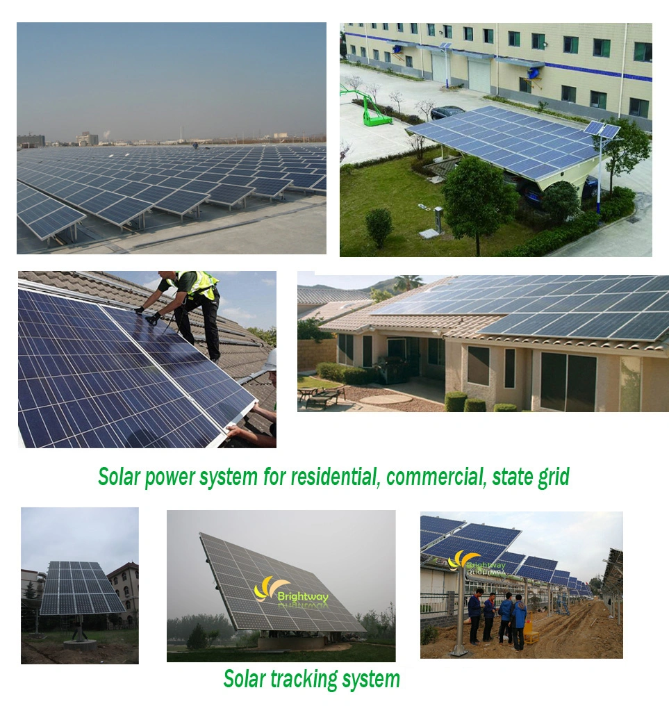 3kw 5kw 10kw 12kw 20kw Solar Panel Hybrid Power System with Lithium Battery Gel Battery Energy Storage