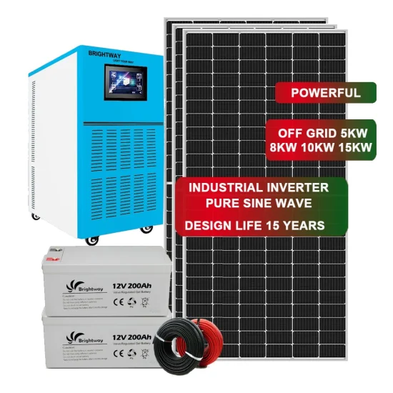 Solarstromanlage 5 kW, 48 V, 8 kW, 96 V, 10 kW, 96 V, 15 kW, 192 V, 20 kW, 30 kW für den Heimgebrauch, Solarpanel, Lithium-Batterie, Gel-Batterie, 10 Jahre Garantie